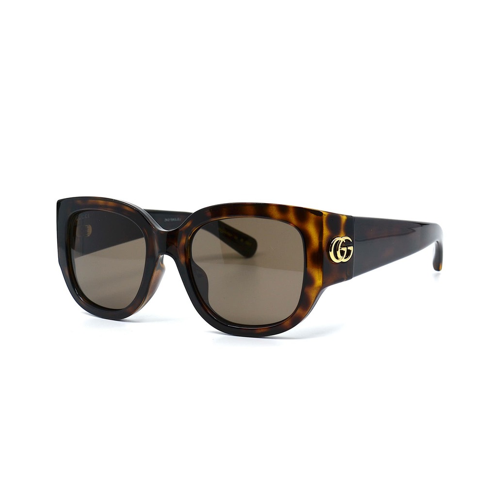 Gucci GG1599SA Havana Brown Sunglasses Women Authentic Italy New w/ Case - Picture 4 of 15